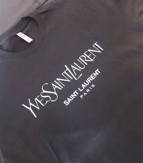 yves saint laurent grey t shirt